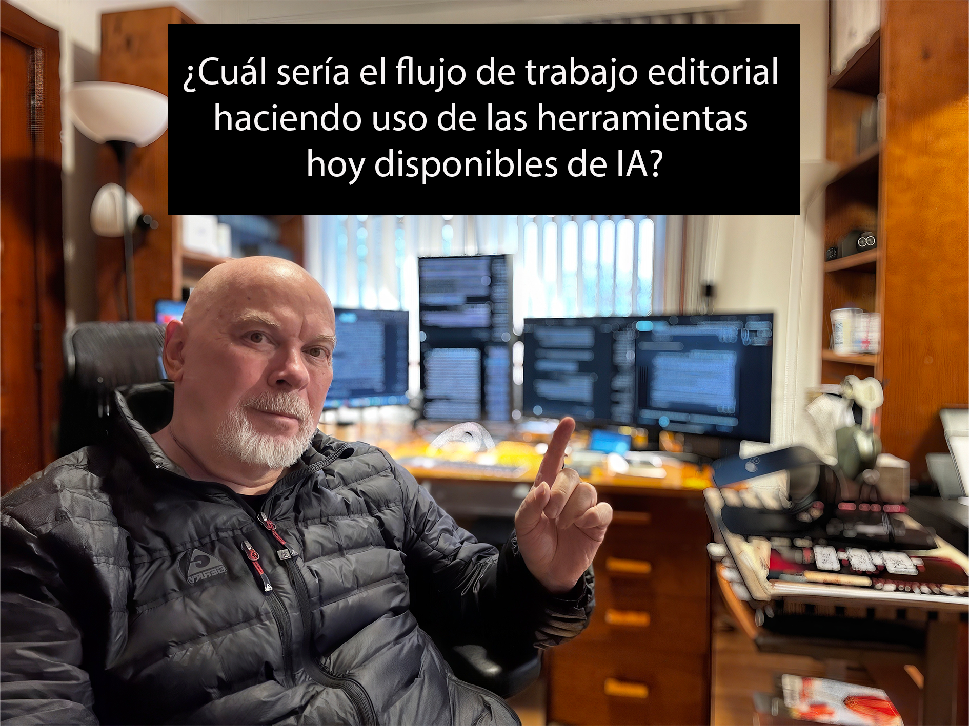 Flujo del trabajo editorial haciendo uso de las herramientas hoy disponibles de IA