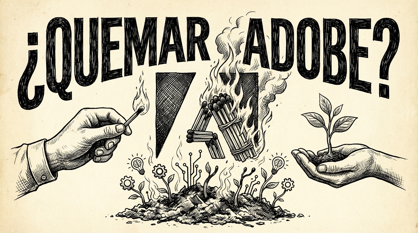 ¿Quemar Adobe? Repensar nuestro ecosistema en época de IA