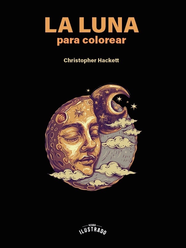 La luna para colorear