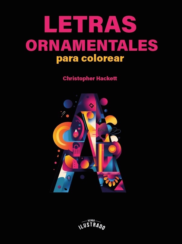 Letras ornamentales para colorear