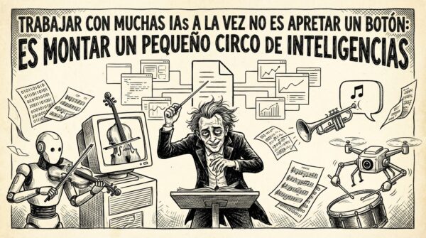 Trabajar con muchas IAs a la vez no es apretar un botón: es montar un pequeño circo de inteligencias